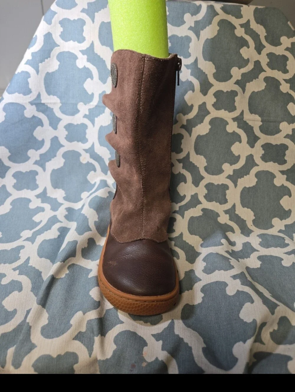 Livie & Luca Tiempo Toddler Girl Zip Boots Size 1Y leather suede Boutique